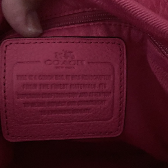 NWT Coach Phoebe Shoulder bag- DARK FUCHSIA, PERFECT FOR SPRING - Picture 8 of 11